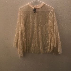 Cream Lace Blouse